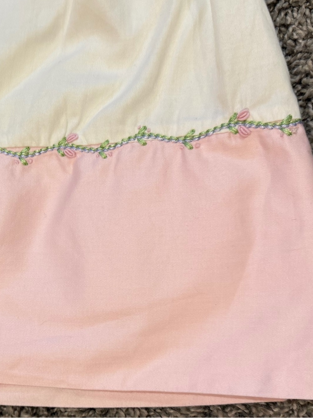 Girls Disney Pink and White Winnie the Pooh embroidered Party Dress, size 7-8 - Picture 7 of 14